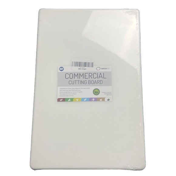Thirteen Chefs Commercial Grade High Density Polypropylene Cutting Board 18”x12” - Picture 5 of 7